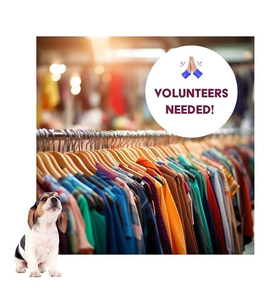 Volunteers needed at Puppy Rescue charity shop