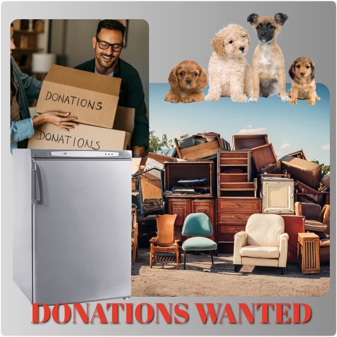 Donate furniture and household items — pickup can be arranged